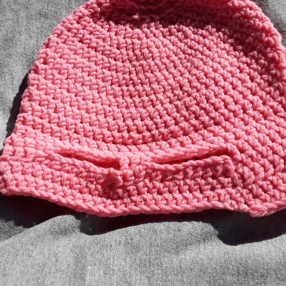 Other - Mush mouth like hand crochet hat.
